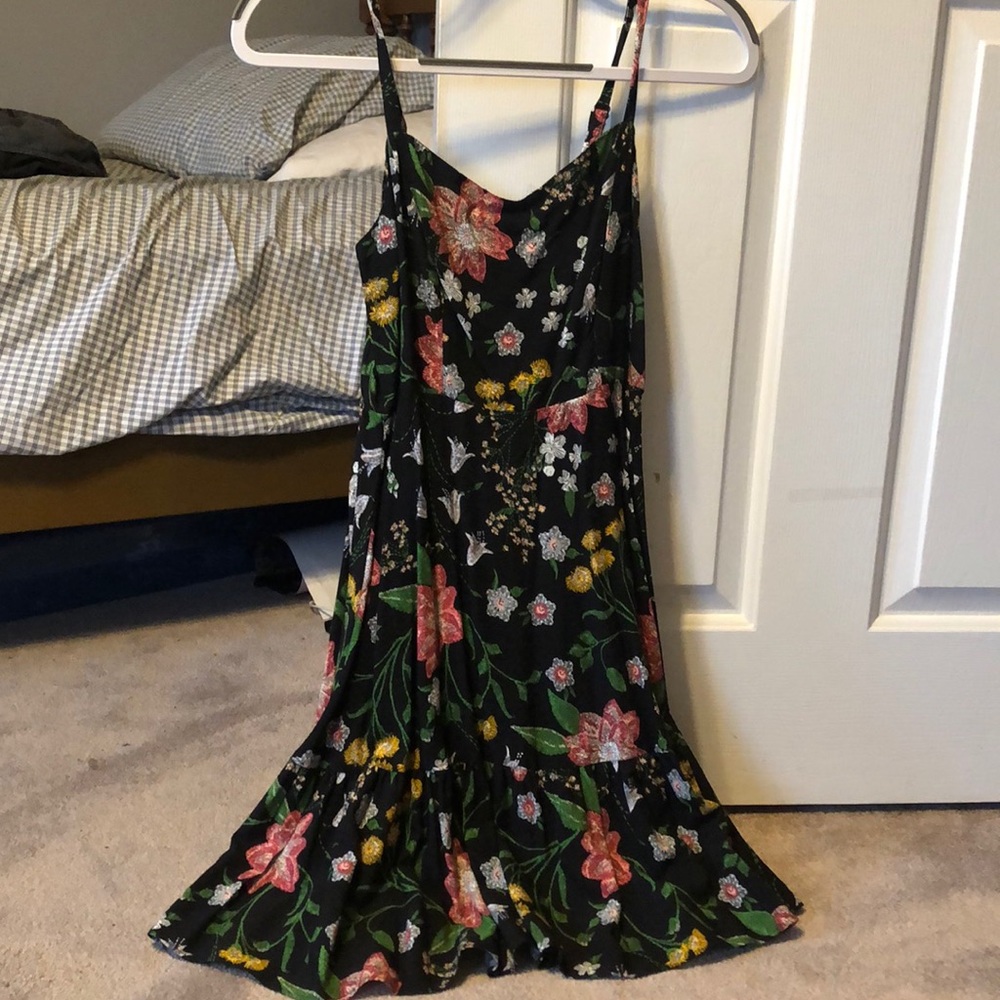 Black patterned dress from ON